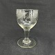Holmegaard vinglas No. 1 med slibning