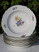 Kongelig porcelæn Kgl Let saksisk Blomst, Små dybe tallerkener 1616