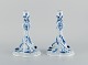 Meissen, Germany. A pair of large antique bulb pattern candlesticks.
19th century.