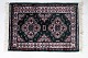 Osted Antik & Design præsenterer: Persisk, Ægte tæppe, fremstillet i hånden, 105x65Flot stand