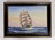 Oil painting - Marine motif - Black frame - 1890
Great condition
