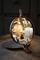 Hans-Agne Jacobsson bordspejl / håndspejl af formbøjet palisander  
fra 60érne...