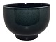 Royal Copenhagen art potteryUnique bowl with shiny blue glaze