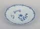 Rörstrand, Sweden, large round "Ostindia" platter in faience with flower motifs.
