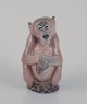 Royal Copenhagen. Porcelain figurine of a monkey.Design by Niels Nielsen 1913.