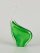 Per Lütken for Holmegaard. Sculpture in green art glass.
Organic form.