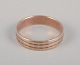 Danish goldsmith. 14 karat alliance gold ring. Classic and sleek design.