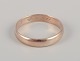 Danish goldsmith. 14 karat gold alliance ring. Classic and minimalist design.