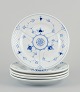 Bing & Grøndahl, Denmark.
A set of five Blue Fluted dinner plates in hotel/restaurant porcelain.