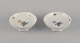 Royal Copenhagen Saxon Flower.
Two porcelain compotes.