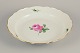 Meissen, large round "Pink Rose" serving platter.