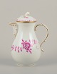 Meissen, Germany.
A "Pink Indian" porcelain coffee pot.