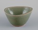 Jais Nielsen for Royal Copenhagen.
Ceramic bowl in green glaze.