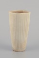 Gunnar Nylund for Rörstrand. Ceramic vase with glaze in light tones.
