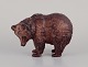 L'Art presents: 
Jeanne 
Grut for Royal 
Copenhagen 
Aluminia 
faience.
Large figurine 
of standing 
brown bear.