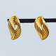 Earrings set in 18k gold