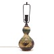 Sung glazed stoneware lamp by Axel Salto 20658. Signed Salto Royal Copenhagen. H 
stonware: 30cm