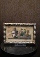 K&Co. presents: 
Decorative 
19th century 
colored drawing 
from year 1822 
with motif of a 
parakeet and 
flower vase...