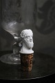 19th century wine stopper from Royal Copenhagen in the shape of a man