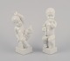 Bing and Grondahl. Two porcelain figurines of two little boys.