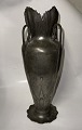 Art nouveau vase In pewter