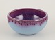 Nils Thorsson for Royal Copenhagen. 
Unique ceramic bowl in Claire de Lune glaze.