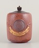 Arne Bang, Denmark. Own workshop. 
Lidded jar in glazed ceramic.