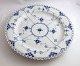 Royal Copenhagen. Blue fluted, full lace. Round serving plate. Model 1041. 
Diameter 33.5 cm. (2 quality)