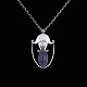Georg Jensen. 
Vedhæng i sølv 
med Lapis 
Lazuli #42.