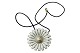 Georg Jensen silver
Small Daisy pendant in original purple string