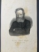 Ole Buus Larsen 
præsenterer: 
Litografi 
- Portræt af 
Billedhugger 
Herman Wilhelm 
Bissen.