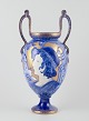 Thomas Forester & Sons, England.Large Art Nouveau vase with two handles.