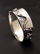 Evald Nielsen art nouveau sterling slv armring