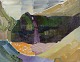 L'Art presents: 
Orla 
Lehmann, listed 
Swedish artist. 

Oil on canvas.
Abstract 
landscape.