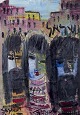 Louis Zelig 
(1922-1993), 
svensk 
kunstner.
Olie på ...