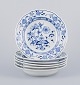 Meissen, 
Germany.
A set of six 
deep porcelain 
plates ...
