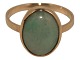 Antik K 
præsenterer: 
14 karat 
guld
Ring med 
jadeit fra 
1950-1960 - 
Str. 64
