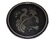 Georg Jensen
Dark round  
brooch with 
bird from 
1944-1950