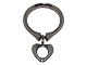 Georg Jensen 
Silver
Ring with 
heart pendant - 
Size 53