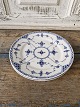 Royal Copenhagen Blue Fluted half lace full flat plate no. 652 - 19 cm.