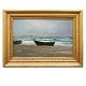 Aabenraa 
Antikvitetshandel 
præsenterer: 
Carl 
Locher Skagen. 
Carl Locher, 
1851-1915, olie 
på træ. 
Betitlet ...