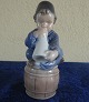 Royal Copenhagen figur nr. 3689, Dreng med horn