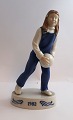 Bing & 
Grøndahl. 
Porcelænsfigur. 
Pige med bold. 
Årsfigur ...