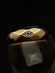 14 karat guld 
ring med 
diamant