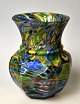 Pegasus – Kunst - Antik - Design präsentiert: Millefiori-Vase Johansfors Glasbruk, Schweden.