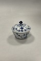 Royal 
Copenhagen 
Musselmalet 
Riflet 
Sukkerskål No. 
155