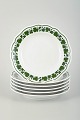 Meissen, 6 små 
tallerkener, 
stel Vine-Leaf 
Pattern, ...