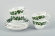 Meissen, 4 par 
kopper og 
underkopper, 
stel Vine-Leaf 
...