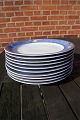 Blå Magnolia 
porcelæn, store 
middagstallerkener 
27cm.