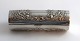 Germany. Round silver box (800). Length 9.5 cm. Diameter 3.2 cm. With engraving.